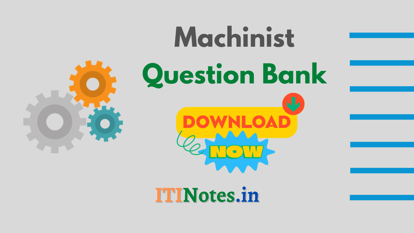 ITI Machinist Question Bank PDF in Hindi and English